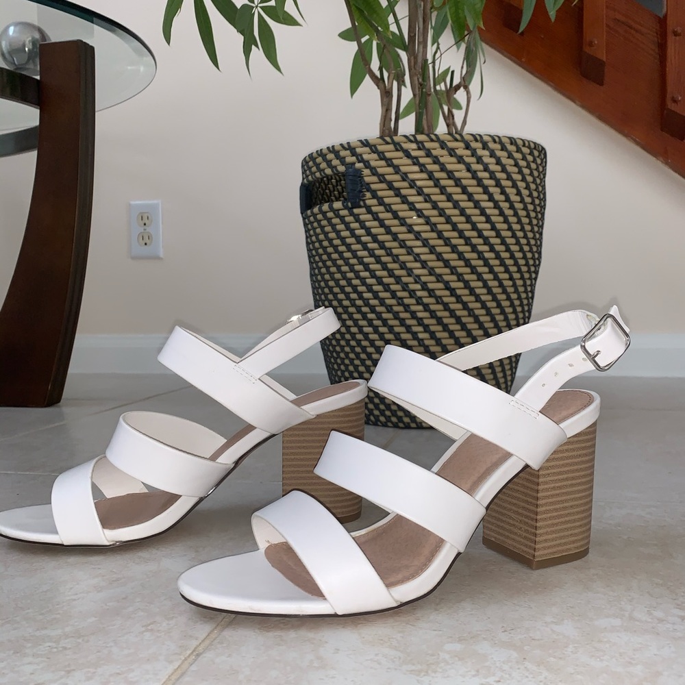 WHITE HEELS FOR SUMMER CHARLOTTE RUSSE